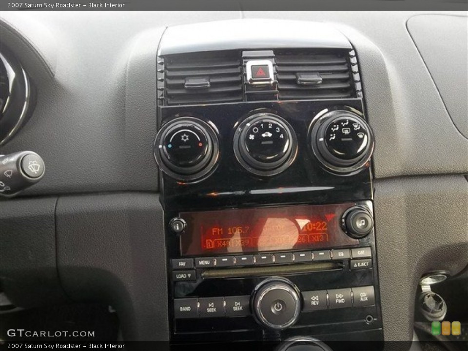 Black Interior Controls for the 2007 Saturn Sky Roadster #76403679