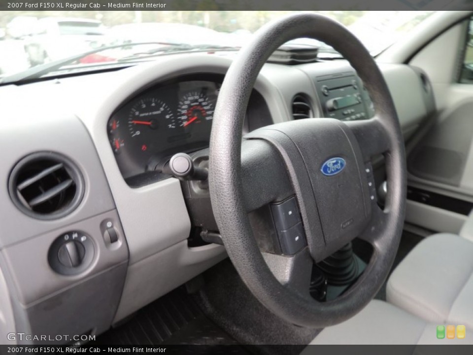 Medium Flint Interior Steering Wheel for the 2007 Ford F150 XL Regular Cab #76404442