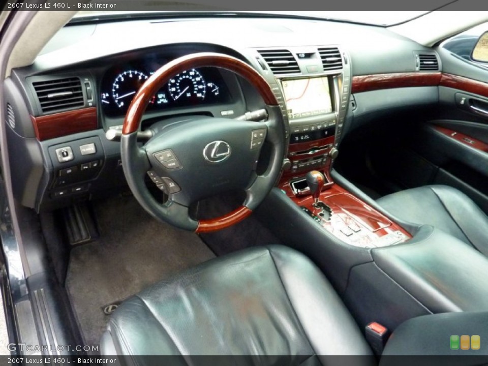 Black 2007 Lexus LS Interiors