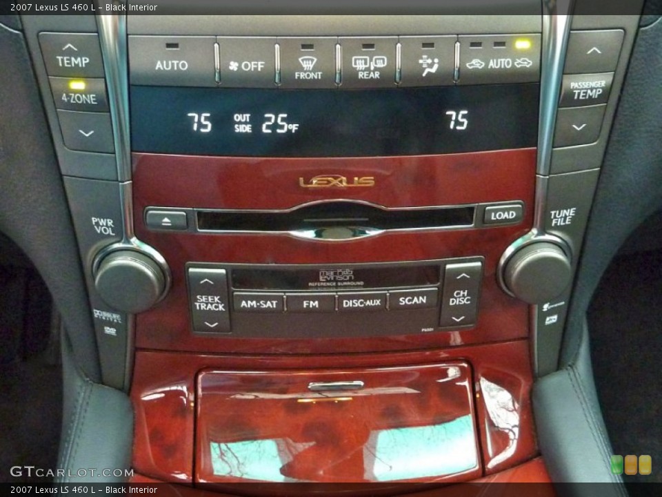 Black Interior Controls for the 2007 Lexus LS 460 L #76404659