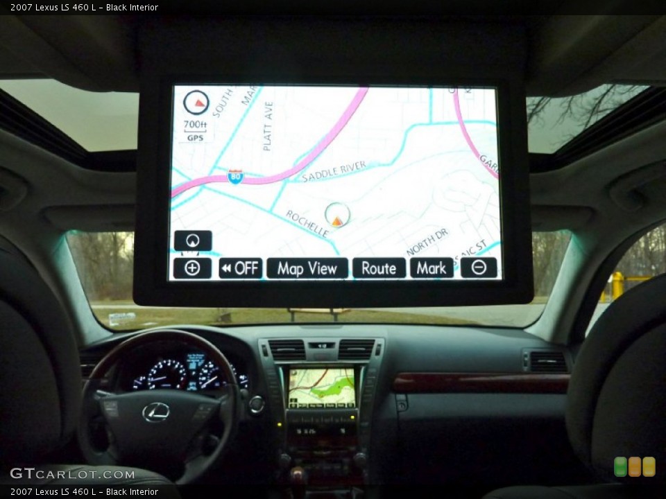 Black Interior Navigation for the 2007 Lexus LS 460 L #76404848