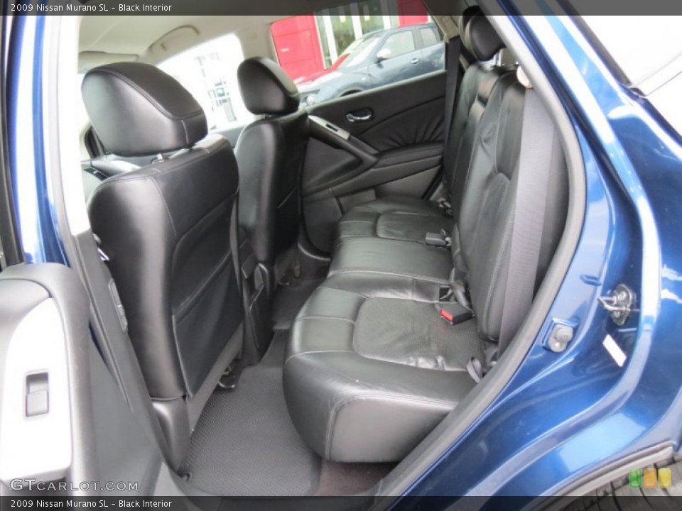Black Interior Rear Seat for the 2009 Nissan Murano SL #76405912