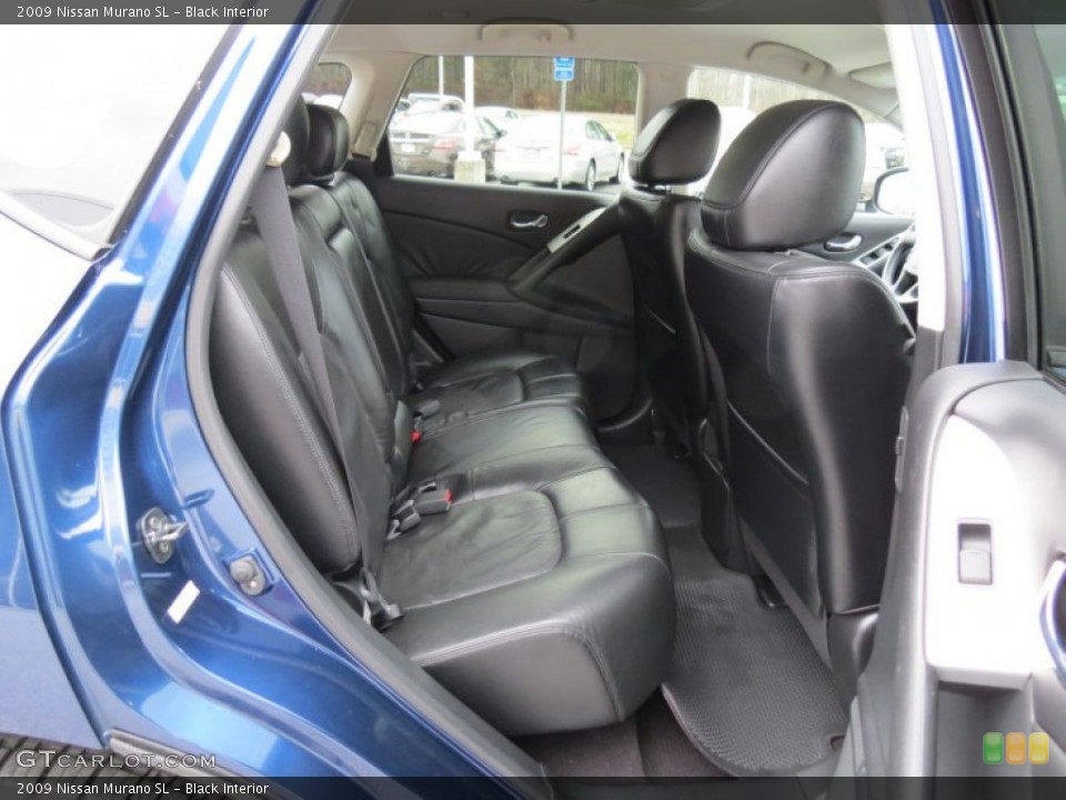 Black Interior Rear Seat for the 2009 Nissan Murano SL #76405971