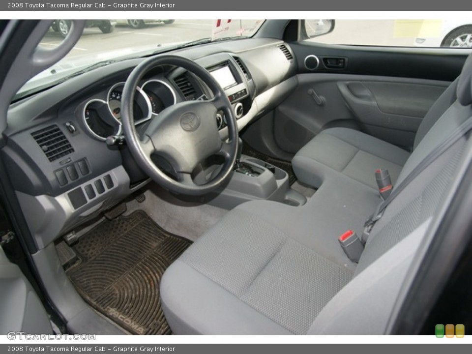 Graphite Gray Interior Photo for the 2008 Toyota Tacoma Regular Cab #76408334