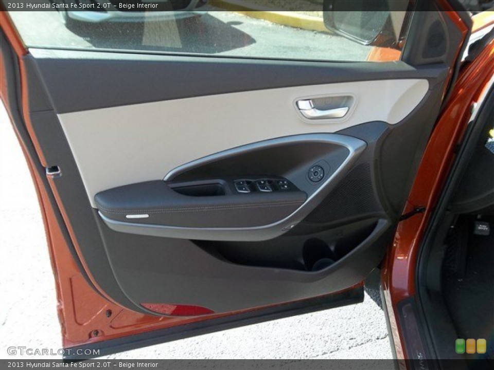 Beige Interior Door Panel for the 2013 Hyundai Santa Fe Sport 2.0T #76408736