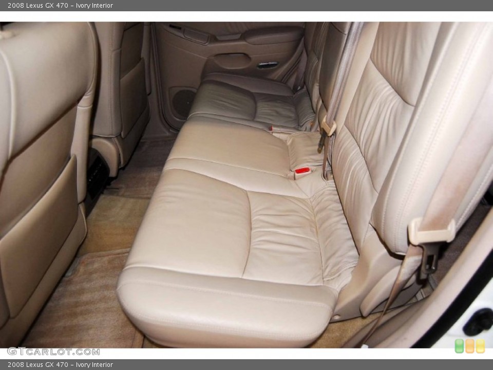 Ivory Interior Rear Seat for the 2008 Lexus GX 470 #76412912