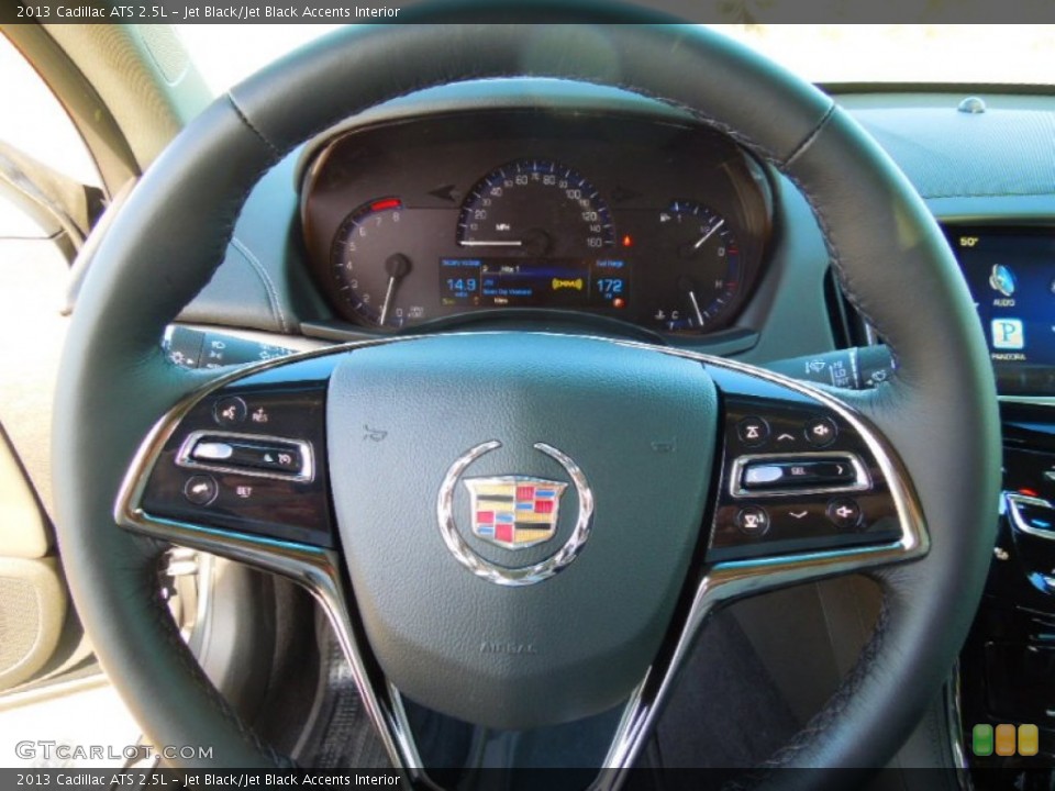 Jet Black/Jet Black Accents Interior Steering Wheel for the 2013 Cadillac ATS 2.5L #76413914