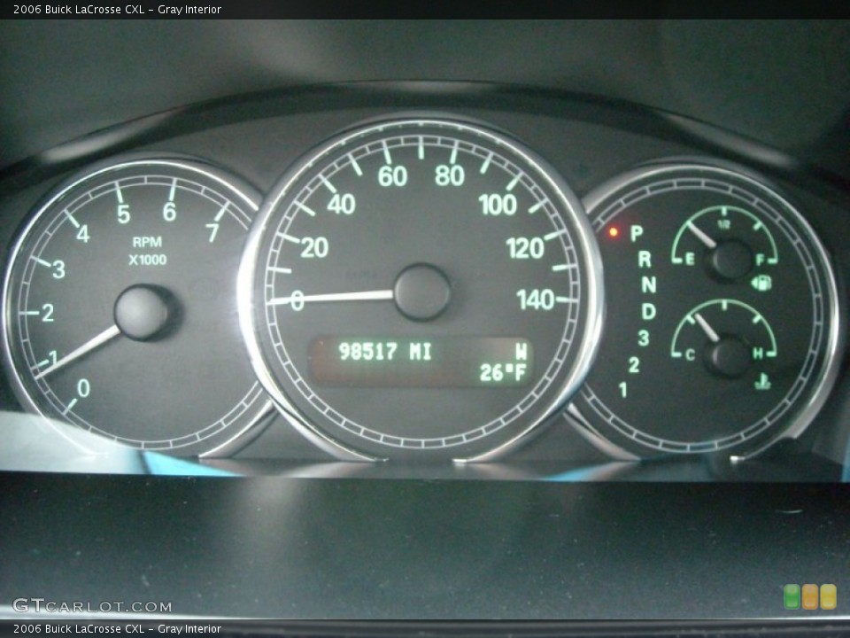 Gray Interior Gauges for the 2006 Buick LaCrosse CXL #76414356