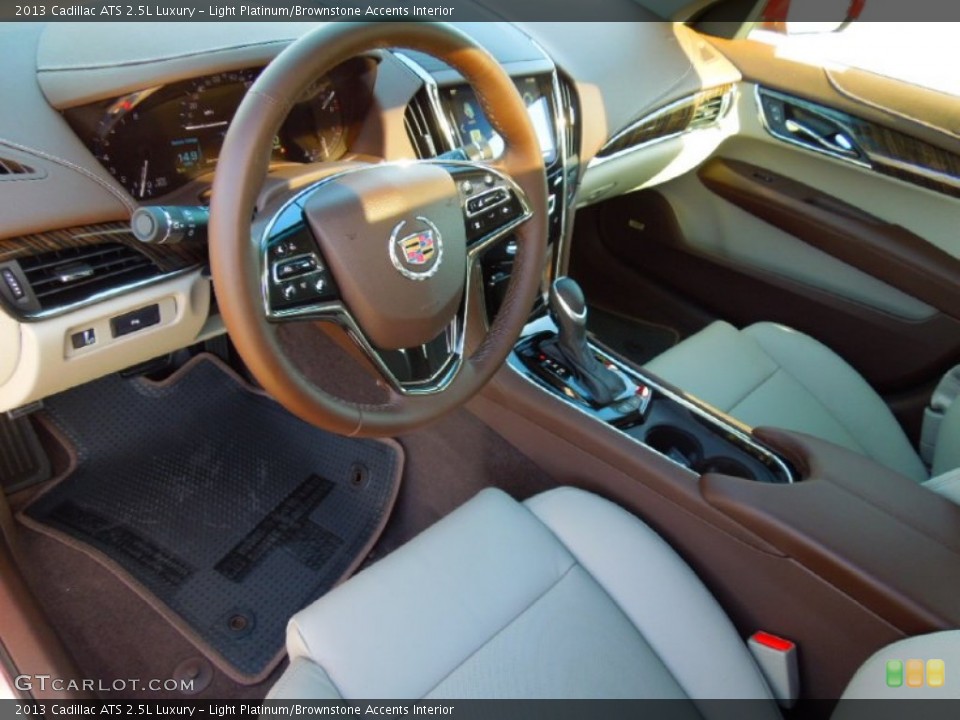 Light Platinum/Brownstone Accents Interior Prime Interior for the 2013 Cadillac ATS 2.5L Luxury #76414893
