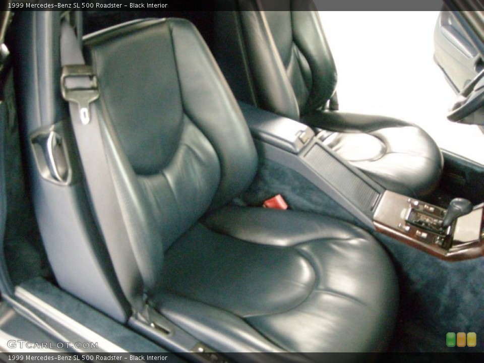 Black Interior Front Seat for the 1999 Mercedes-Benz SL 500 Roadster #76415185