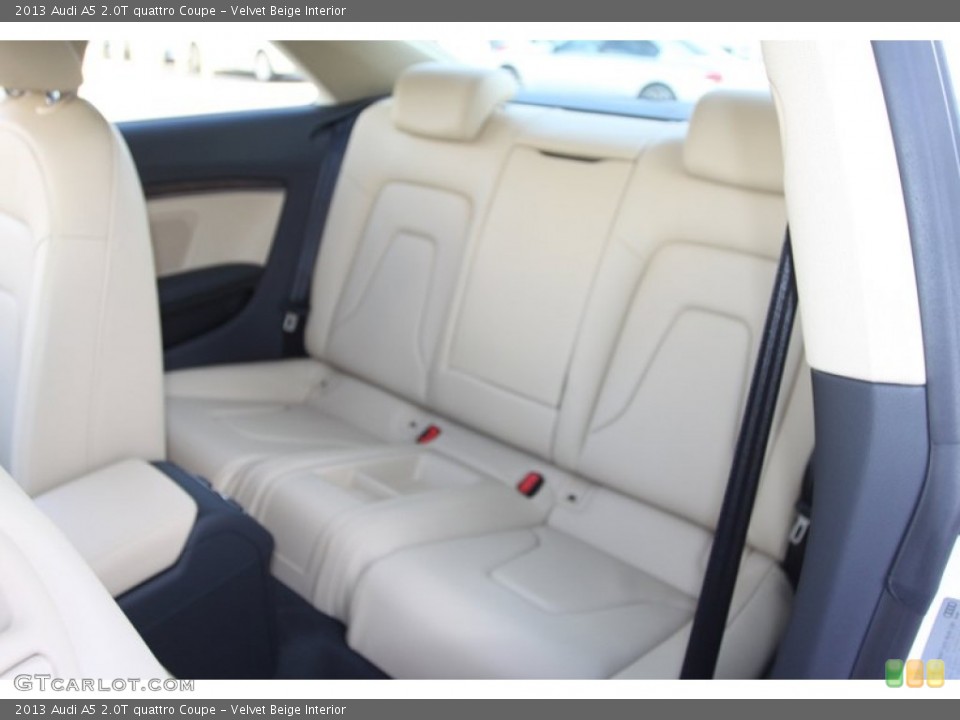 Velvet Beige Interior Rear Seat for the 2013 Audi A5 2.0T quattro Coupe #76415307