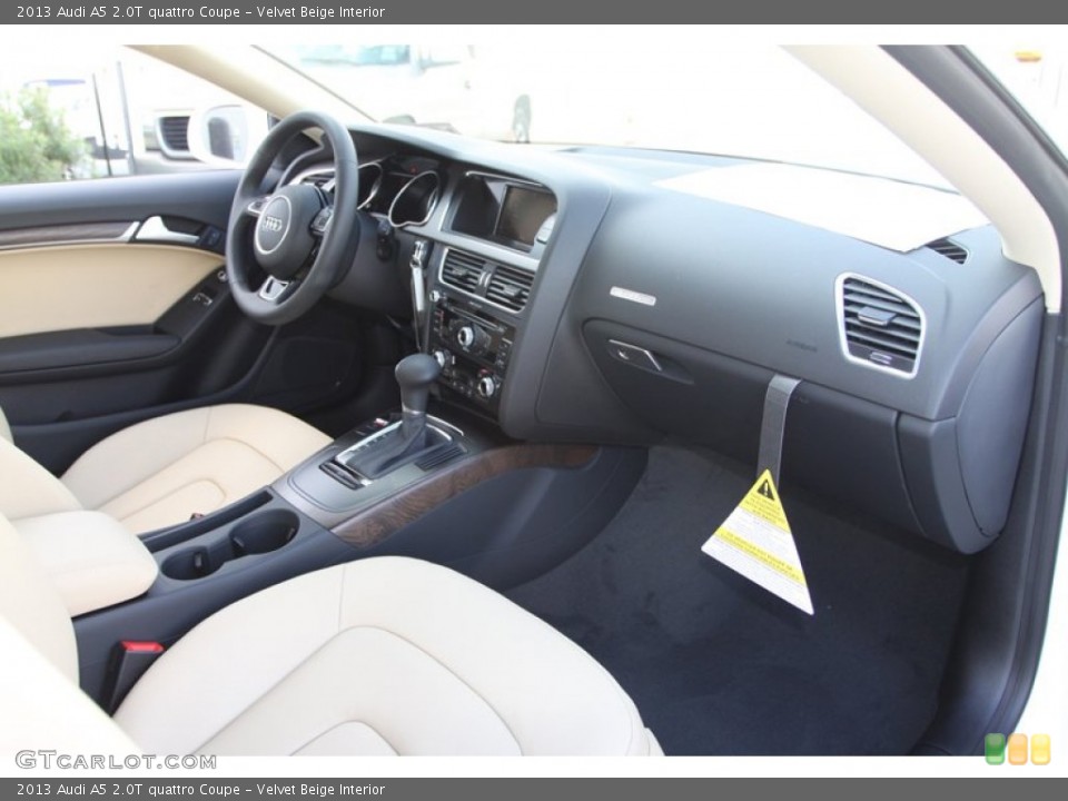 Velvet Beige Interior Photo for the 2013 Audi A5 2.0T quattro Coupe #76415403