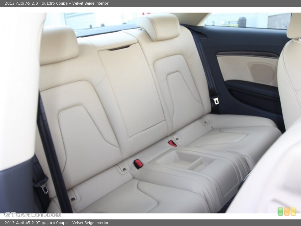 Velvet Beige Interior Rear Seat for the 2013 Audi A5 2.0T quattro Coupe #76415433