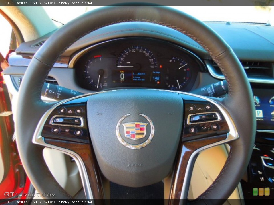 Shale/Cocoa Interior Steering Wheel for the 2013 Cadillac XTS Luxury FWD #76415652