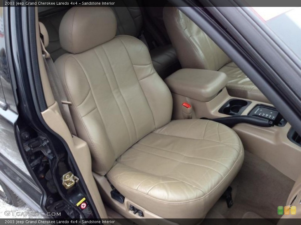 Sandstone Interior Front Seat for the 2003 Jeep Grand Cherokee Laredo 4x4 #76415898