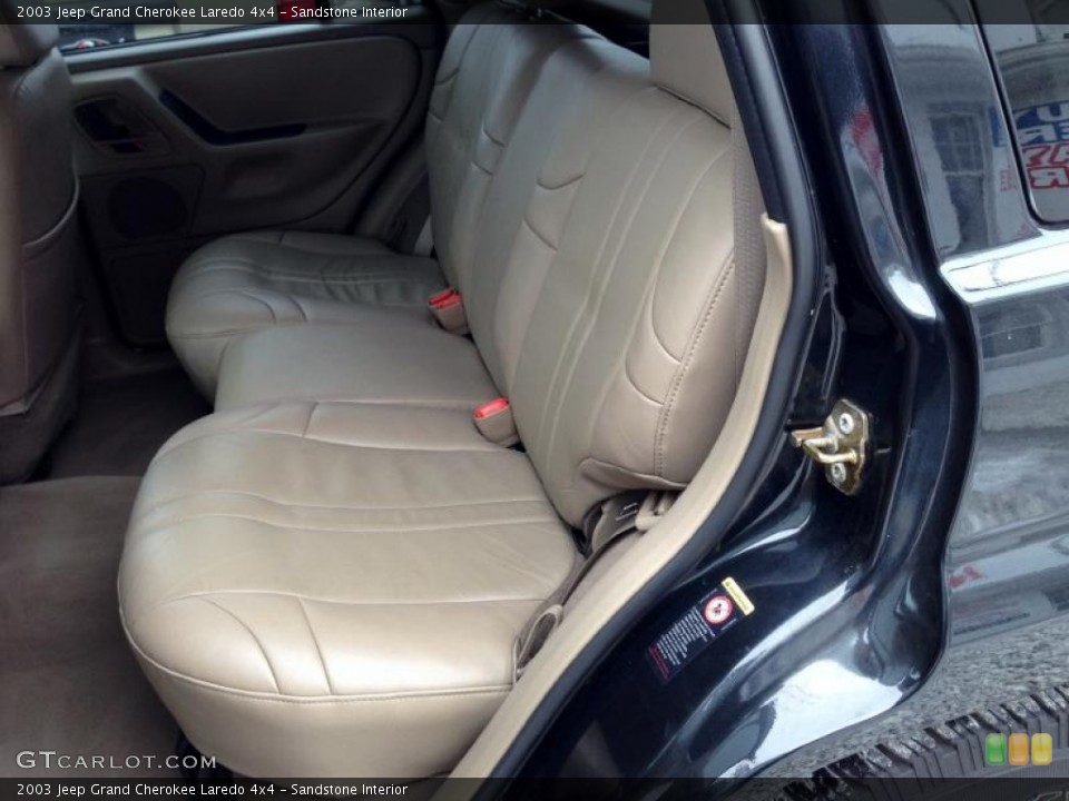 Sandstone Interior Rear Seat for the 2003 Jeep Grand Cherokee Laredo 4x4 #76415922