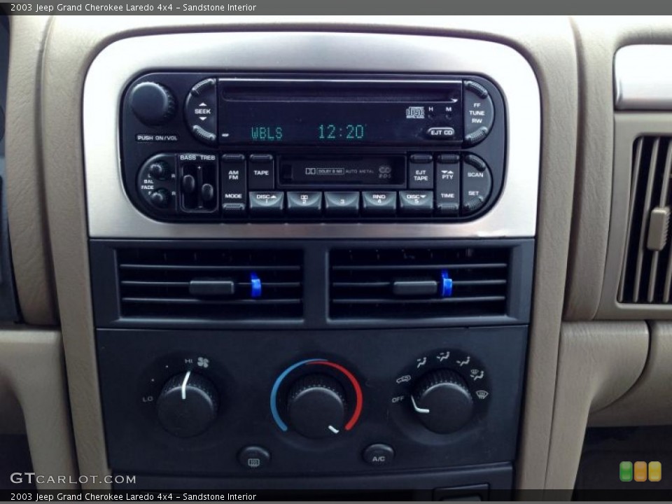 Sandstone Interior Controls for the 2003 Jeep Grand Cherokee Laredo 4x4 #76416033