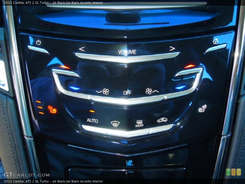 Jet Black/Jet Black Accents Interior Controls for the 2013 Cadillac ATS 2.0L Turbo #76416112