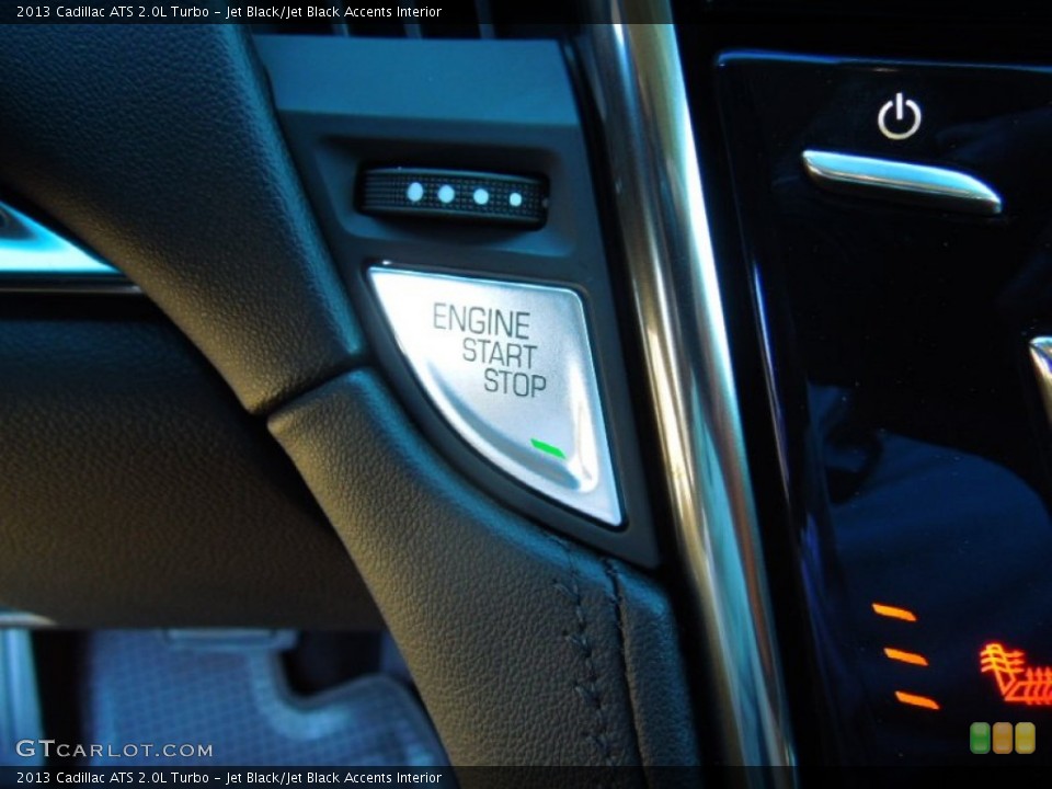 Jet Black/Jet Black Accents Interior Controls for the 2013 Cadillac ATS 2.0L Turbo #76416130