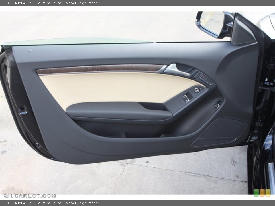Velvet Beige Interior Door Panel for the 2013 Audi A5 2.0T quattro Coupe #76416164