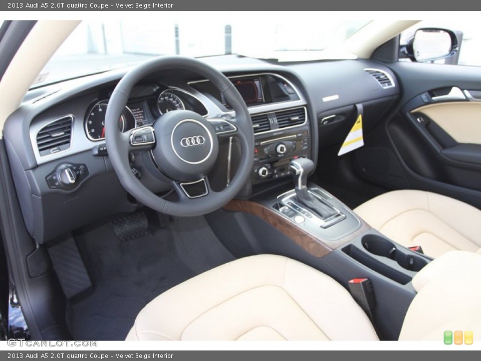 Velvet Beige Interior Prime Interior for the 2013 Audi A5 2.0T quattro Coupe #76416183