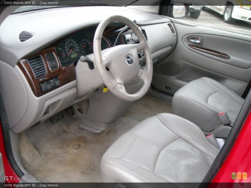 Gray Interior Prime Interior for the 2000 Mazda MPV ES #76416186