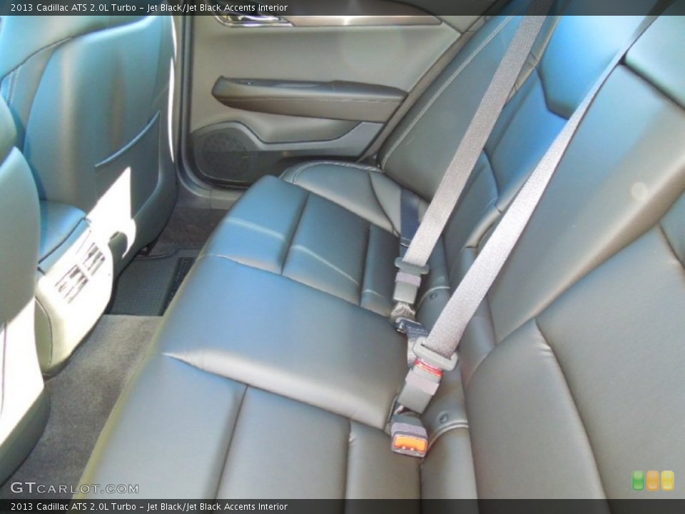 Jet Black/Jet Black Accents Interior Rear Seat for the 2013 Cadillac ATS 2.0L Turbo #76416207