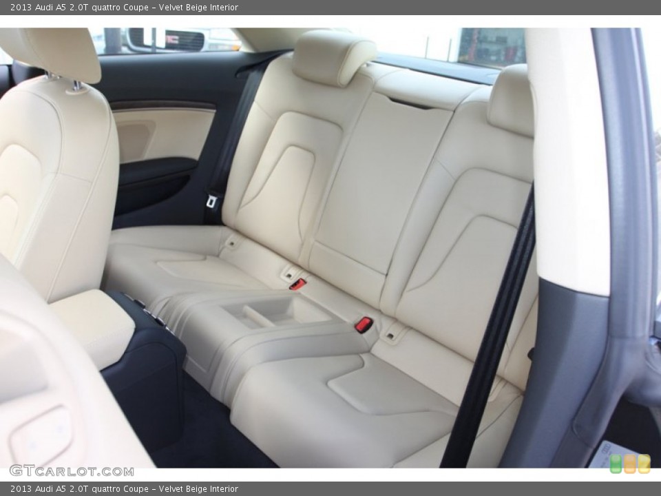 Velvet Beige Interior Rear Seat for the 2013 Audi A5 2.0T quattro Coupe #76416213