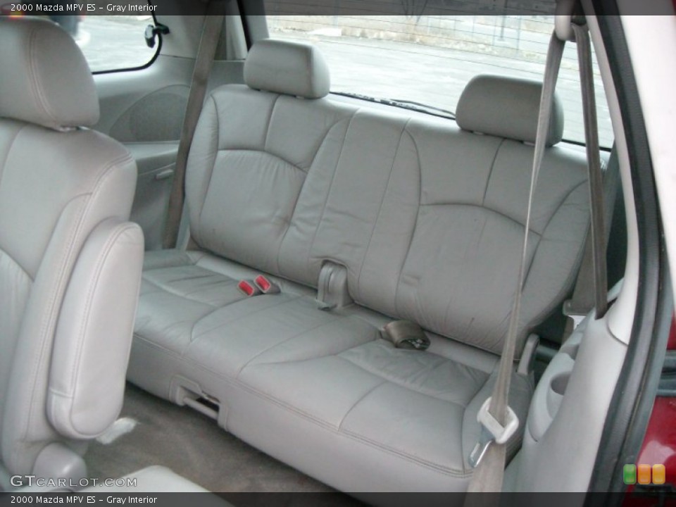 Gray Interior Rear Seat for the 2000 Mazda MPV ES #76416246