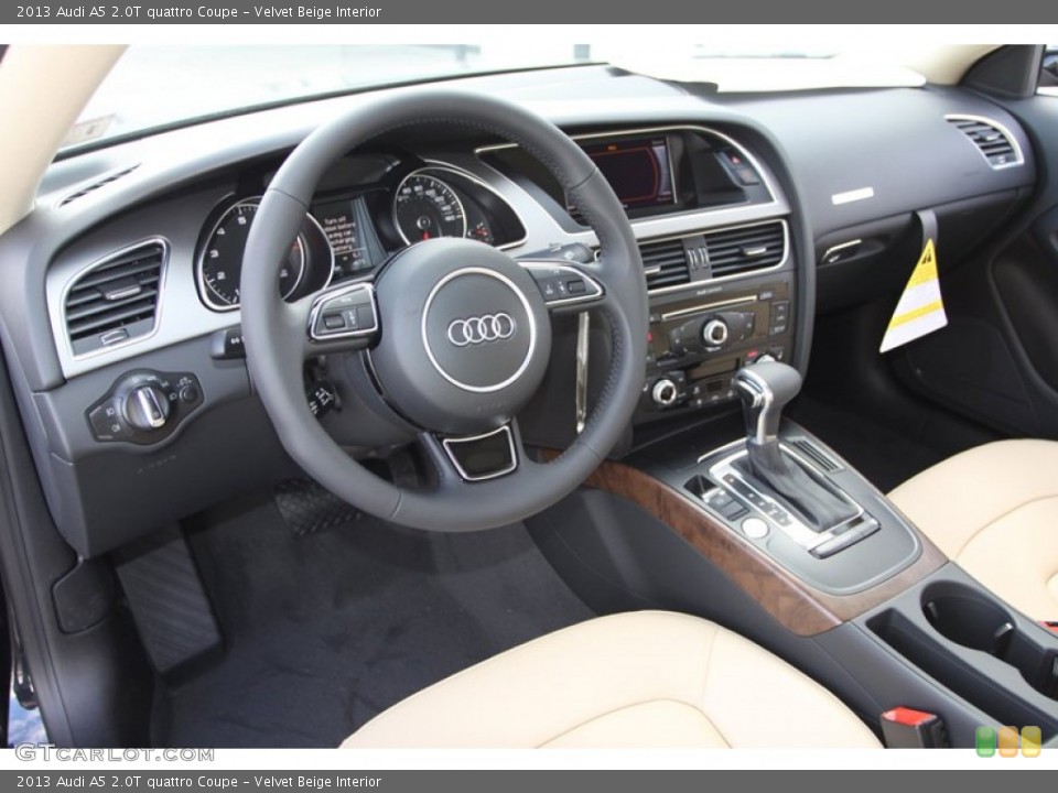 Velvet Beige Interior Prime Interior for the 2013 Audi A5 2.0T quattro Coupe #76416263