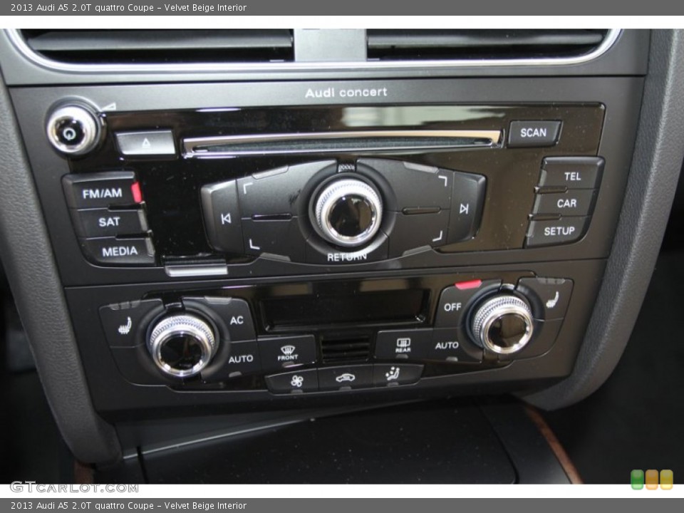 Velvet Beige Interior Controls for the 2013 Audi A5 2.0T quattro Coupe #76416300