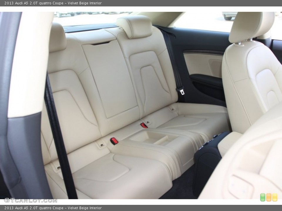 Velvet Beige Interior Rear Seat for the 2013 Audi A5 2.0T quattro Coupe #76416390