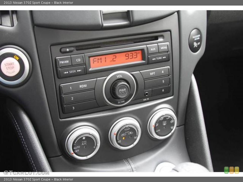 Black Interior Audio System for the 2013 Nissan 370Z Sport Coupe #76417436
