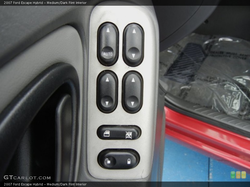 Medium/Dark Flint Interior Controls for the 2007 Ford Escape Hybrid #76419336