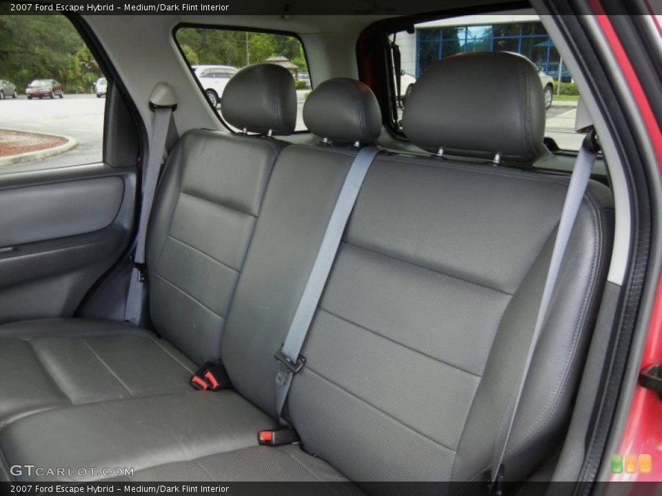 Medium/Dark Flint Interior Rear Seat for the 2007 Ford Escape Hybrid #76419375