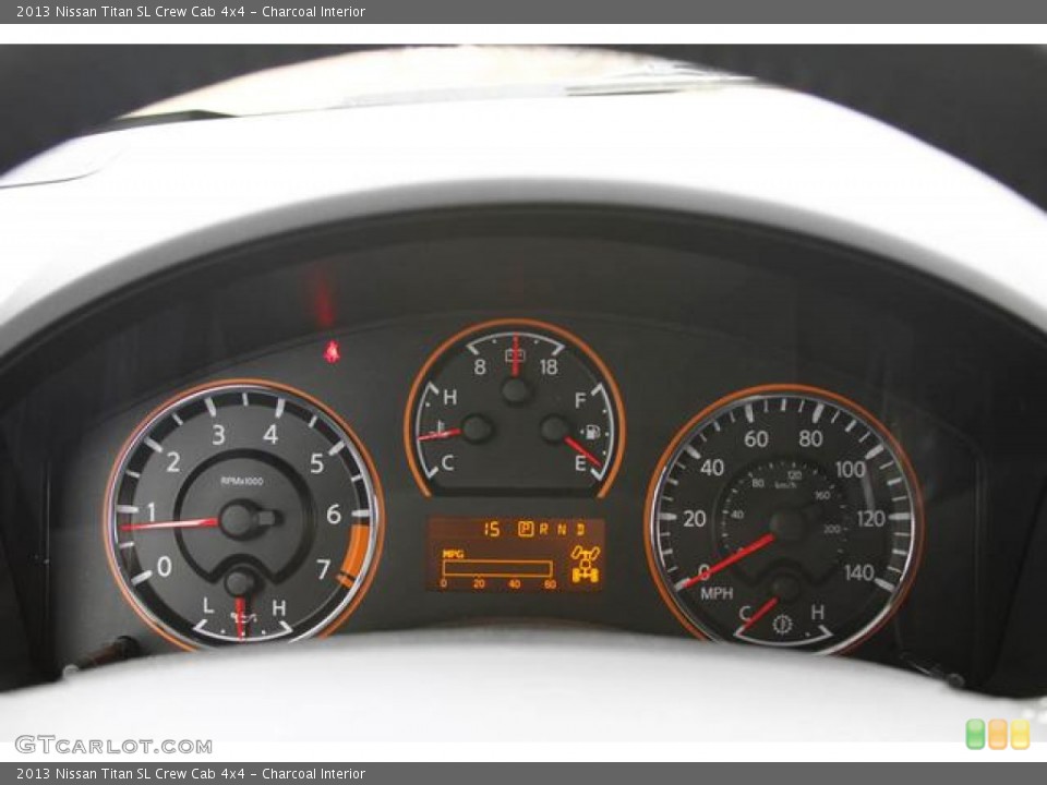 Charcoal Interior Gauges for the 2013 Nissan Titan SL Crew Cab 4x4 #76419378