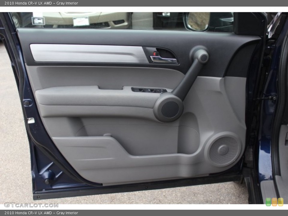 Gray Interior Door Panel for the 2010 Honda CR-V LX AWD #76420748