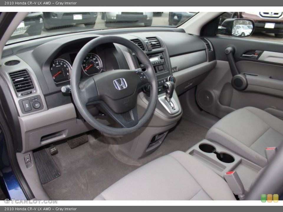 Gray Interior Photo for the 2010 Honda CR-V LX AWD #76420758