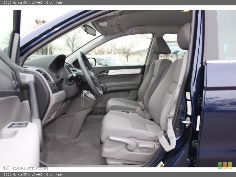 Gray Interior Photo for the 2010 Honda CR-V LX AWD #76420770