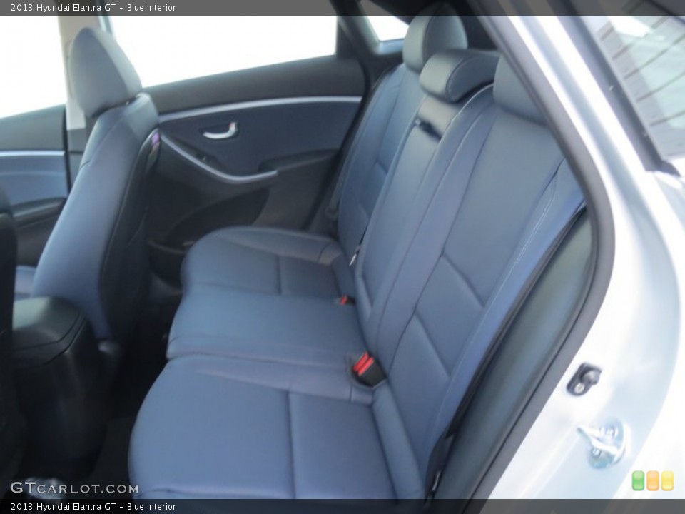 Blue Interior Rear Seat for the 2013 Hyundai Elantra GT #76421811