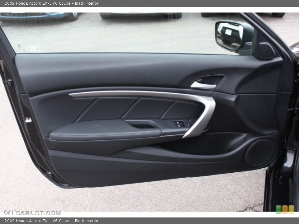 Black Interior Door Panel for the 2009 Honda Accord EX-L V6 Coupe #76423062