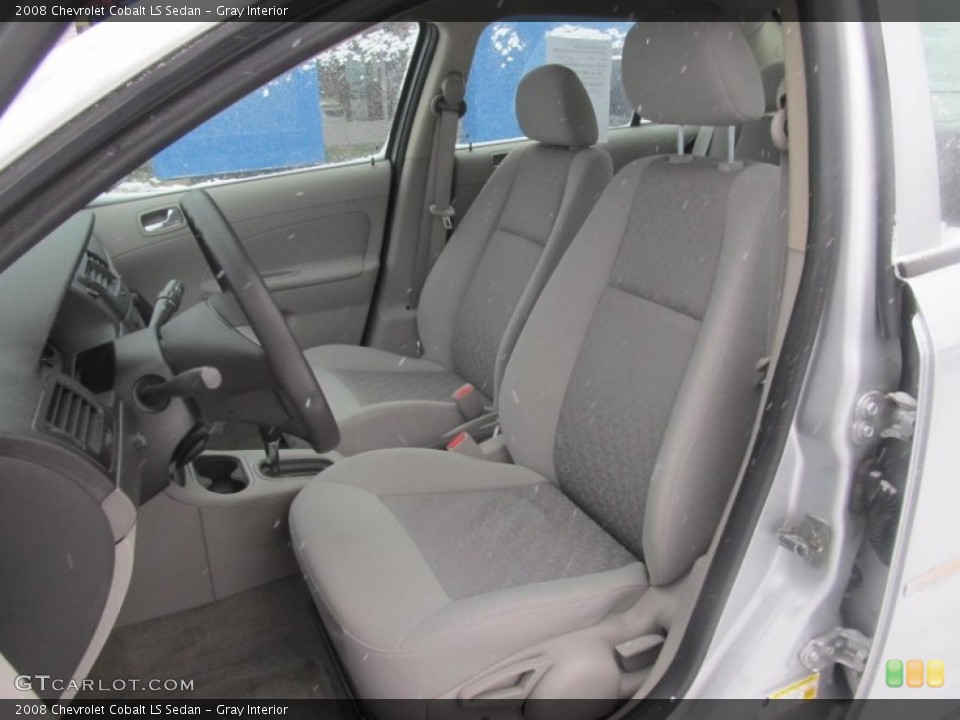 Gray Interior Photo for the 2008 Chevrolet Cobalt LS Sedan #76424148