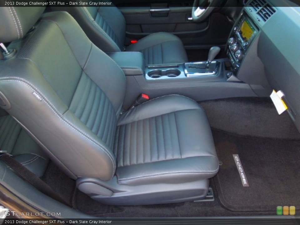 Dark Slate Gray Interior Front Seat for the 2013 Dodge Challenger SXT Plus #76424919