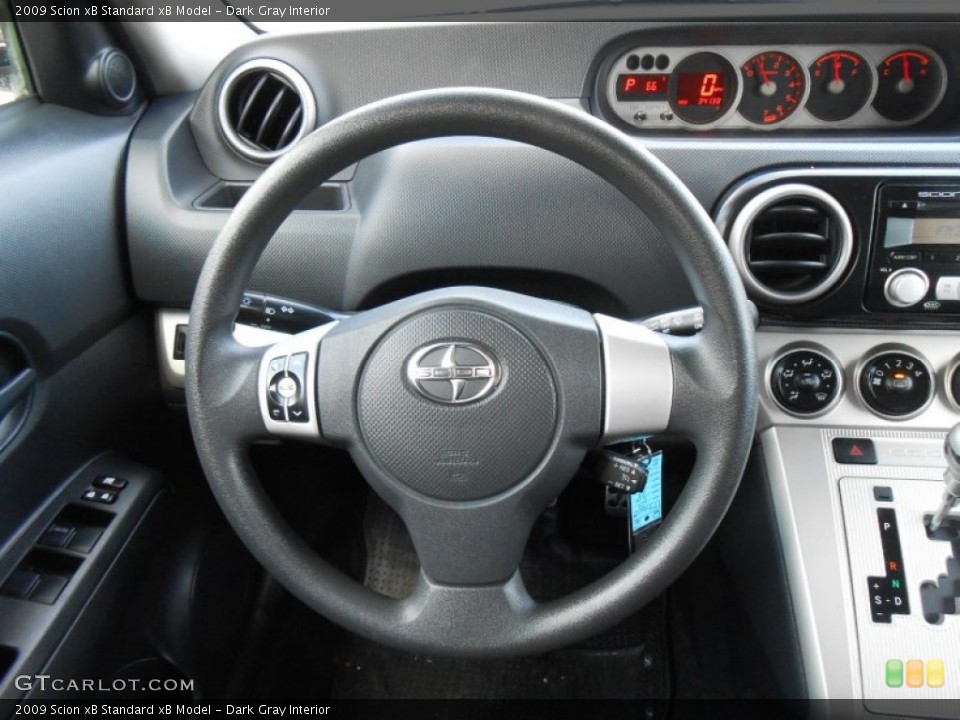 Dark Gray Interior Steering Wheel for the 2009 Scion xB  #76425318