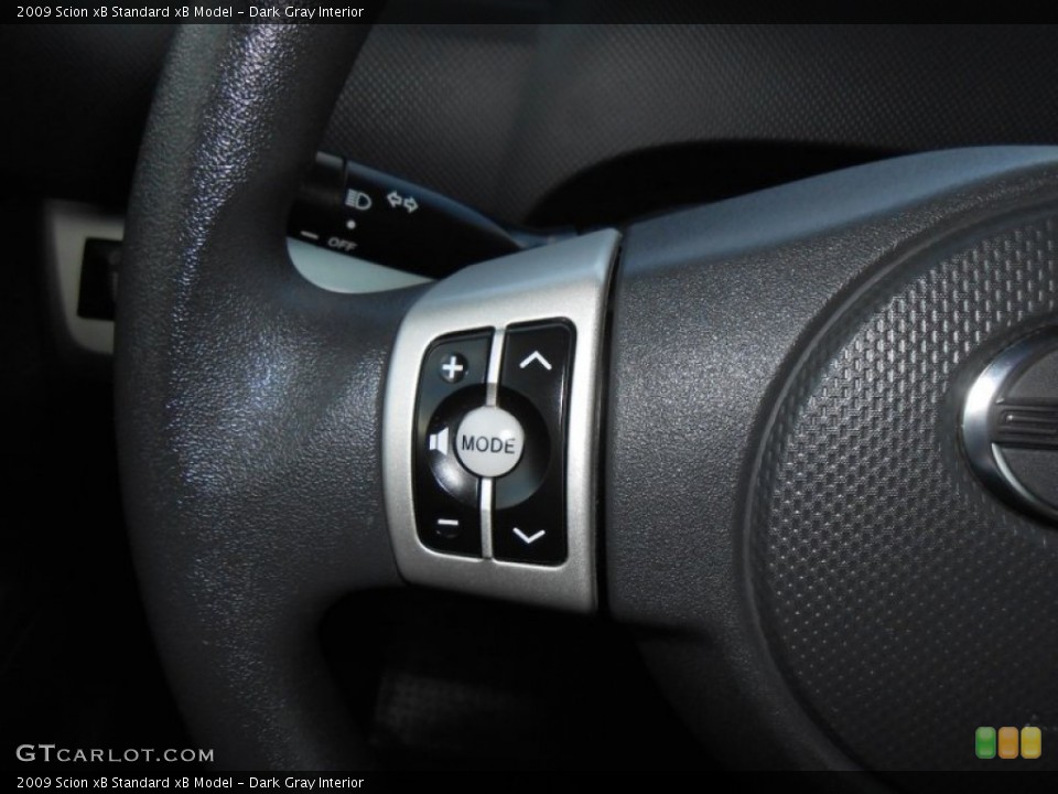 Dark Gray Interior Controls for the 2009 Scion xB  #76425333