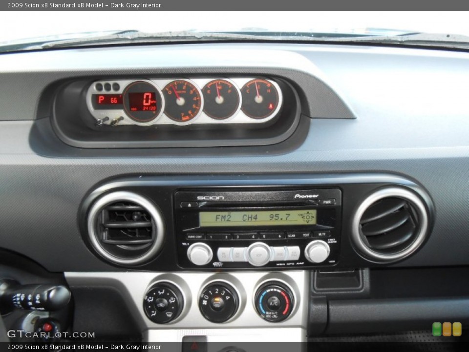 Dark Gray Interior Controls for the 2009 Scion xB  #76425345