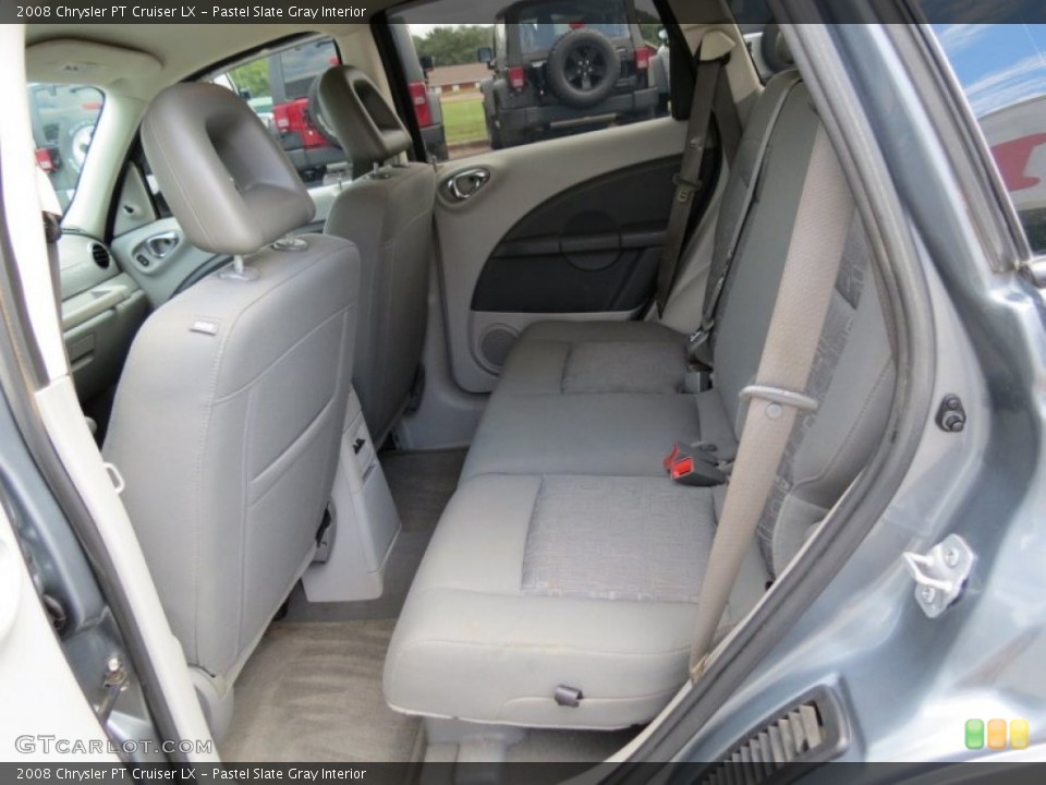 Pastel Slate Gray Interior Rear Seat for the 2008 Chrysler PT Cruiser LX #76425616