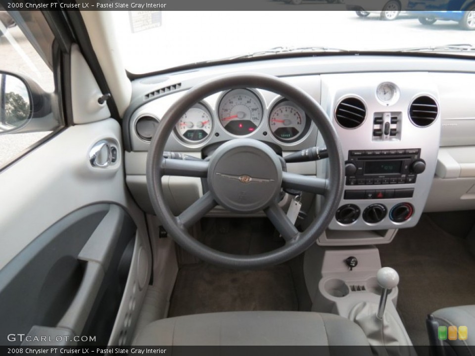 Pastel Slate Gray Interior Dashboard for the 2008 Chrysler PT Cruiser LX #76425702