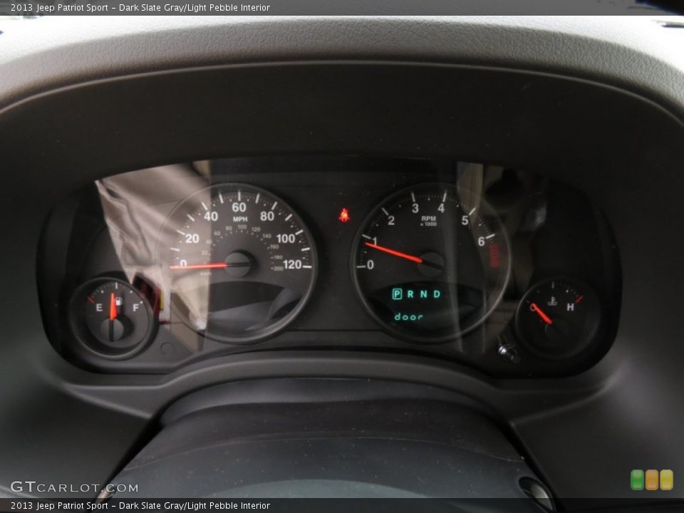 Dark Slate Gray/Light Pebble Interior Gauges for the 2013 Jeep Patriot Sport #76426744