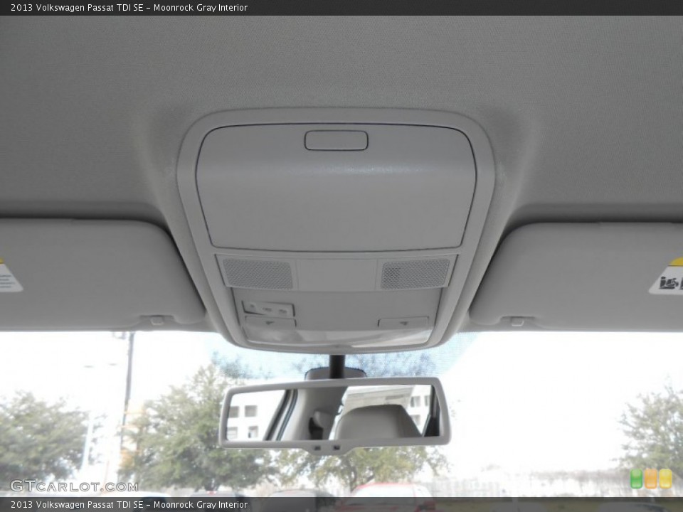 Moonrock Gray Interior Controls for the 2013 Volkswagen Passat TDI SE #76427276
